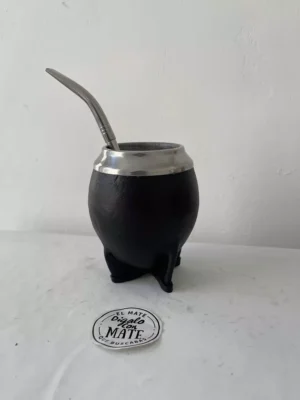 Mate Torpedo interior acero inoxidable + bombilla pico de loro de acero inox con filtro/pala