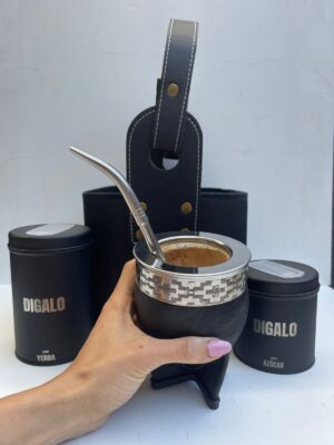 Combo DigaloconMate- Imperial GUARDA de acero + Canasta  y latas eco, bombilla con filtro