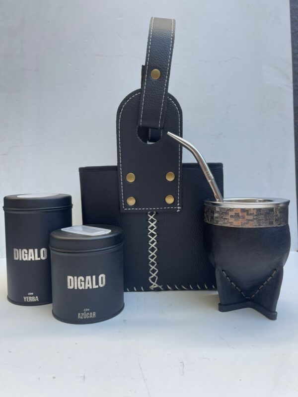 Combo DigaloconMate- Imperial GUARDA de acero + Canasta  y latas eco, bombilla con filtro - Imagen 3