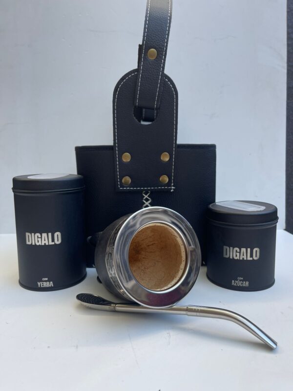 Combo DigaloconMate- Imperial GUARDA de acero + Canasta  y latas eco, bombilla con filtro - Imagen 2