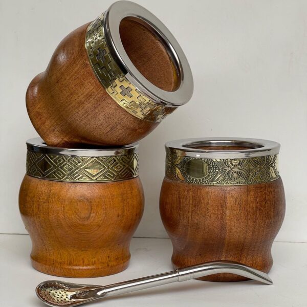 Imperial boca ancha Premium algarrobo / virola de Bronce