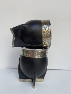 Imperial con base negro liso + bombilla de acero con filtro