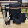 Combo completo, termo acero, imperial GUARDA DE ACERO, bombilla chata y bolso/mochila matero con detalles en suela