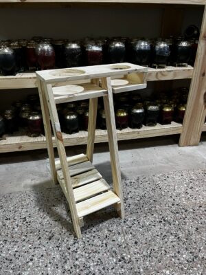 Mesa plegable de madera