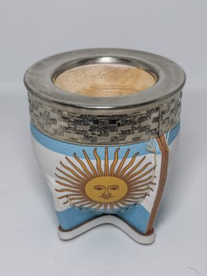 Imperial premium bandera de ARGENTINA / full alpaca, int. calabaza